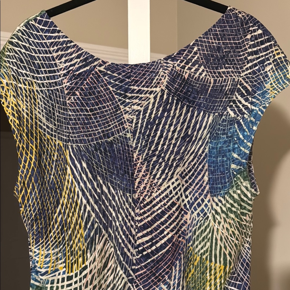 Jams World Blue and Green Abstract Dress - Picture 5 of 5